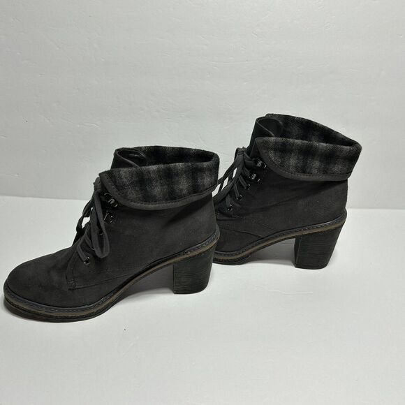 Canyon River Blues Women's Gray Ankle Boots Lace up, Size 9M - Picture 4 of 16